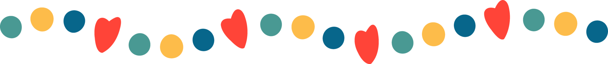 banner polka dot divider